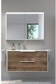 Artiqua Serie 774 Badmöbel-Set mit Spiegelschrank 