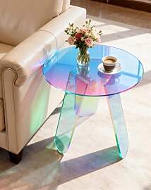 Artloge Acrylic Beistelltisch bunter Couchtisch