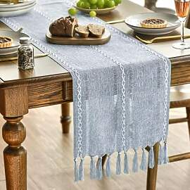 Artoid Mode Boho Staubiges Blau Landhausstil