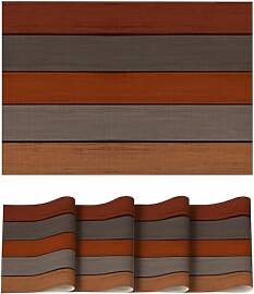 Artoid Mode Orange Holz Rustikal Herbst PVC