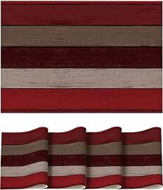 Artoid Mode Rot Holz Rustikal Herbst PVC Platzsets 