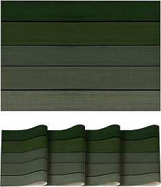 Artoid Mode Wald Grün Holz Rustikal PVC Platzsets 