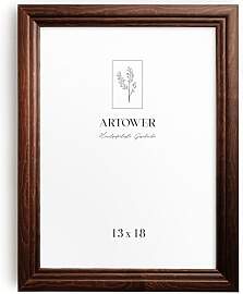 Artower® Bilderrahmen Vintage Braun Holz Rahmen