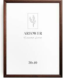 Artower® Bilderrahmen Vintage Braun Holz Rahmen