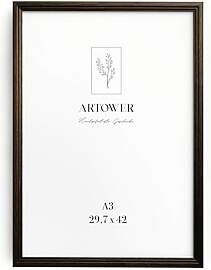 Artower® Bilderrahmen Vintage Braun Holz Rahmen