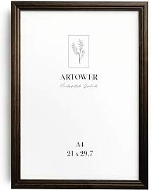 Artower® Bilderrahmen Vintage Braun Holz Rahmen