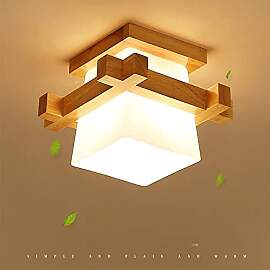 Artpad Simple Japan Tatami E27 Holzlampe Licht