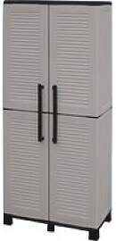 ArtPlast Kunststoffschrank Family grau Kunststoff