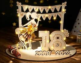 ARTREE Geldgeschenk 18. Geburtstag Mädchen Deko,