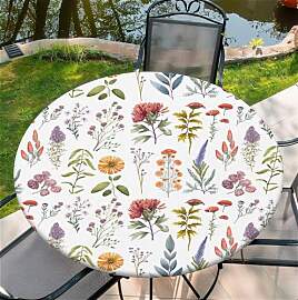 artslion Runde tischdecke Outdoor wetterfest mit