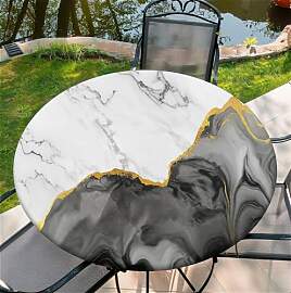 artslion Runde tischdecke Outdoor wetterfest mit