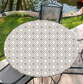 artslion Runde tischdecke Outdoor wetterfest mit