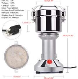 Artudatech Kräuter- und Getreidemühle 700g