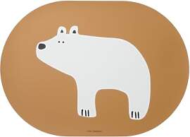 ASA Buddies Tischset, Bär 46 x 33 cm, Lederoptik