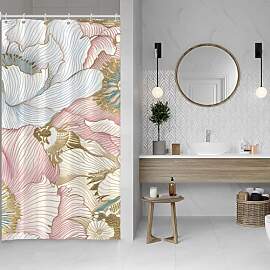 ASDCXZ Blumen Duschvorhang 120x200 cm, Modern