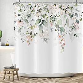 ASDCXZ Blumen Duschvorhang 180x200 cm, Frühling