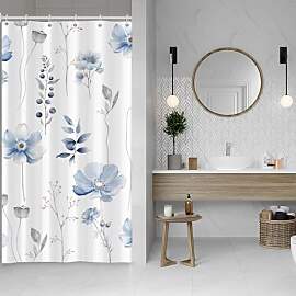 ASDCXZ Blumen Duschvorhang 90x180 cm, Frühling
