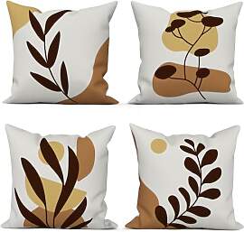 ASDCXZ Boho 4er Set Kissenbezug 40x40 cm Abstrakt