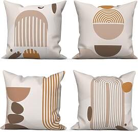 ASDCXZ Boho Kissenbezug 40x40 cm 4er Set, Modern