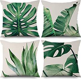 ASDCXZ Grün Kissenbezug 40x40 cm 4er Set,