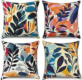 ASDCXZ Kissenbezug 40x40 cm 4er Set, Modern Kunst