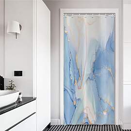 ASDCXZ Marmor Duschvorhang 120x200 cm, Modern