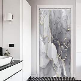 ASDCXZ Marmor Duschvorhang 120x200 cm, Modern