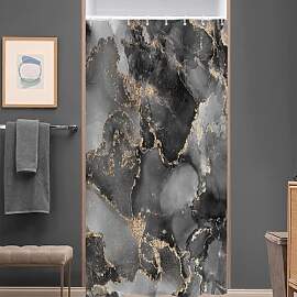 ASDCXZ Marmor Duschvorhang 120x200 cm, Modern