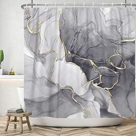 ASDCXZ Marmor Duschvorhang 240x180 cm, Modern