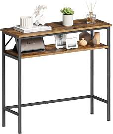 Asgolion Konsolentisch, schmaler Sofatisch mit 2