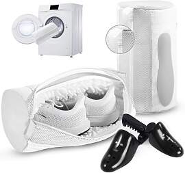 Aship 2Pack Schuhwaschbeutel Waschmaschine Weiß
