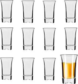 ASOPFYUM Schnapsgläser, 12 Stück Shotgläser