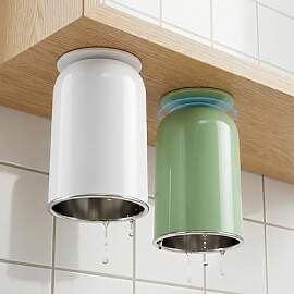 ASOUUNLD 2Pcs Zahnputzbecher 350ml Magnetischer