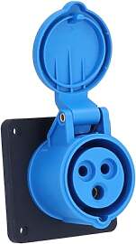 as - Schwabe - CEE Anbaudose - Camping Steckdose - 