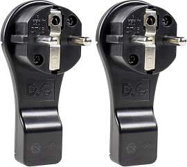 as - Schwabe Flachstecker - Schutzkontaktstecker