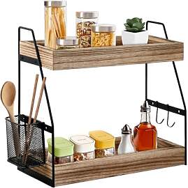 Astralong Gewürzregal Stehend, 2 Tier,