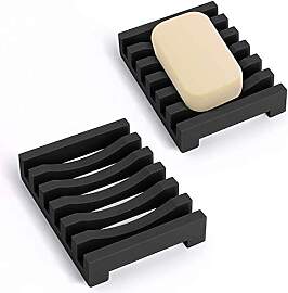 AstraLoom 2er-Pack Silikon Seifenschale mit