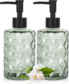 AstraLoom Elegantes 2X330 ml Glas-Seifenspender