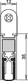 Athmer Türdichtung Doppeldicht M-12/35 833 mm