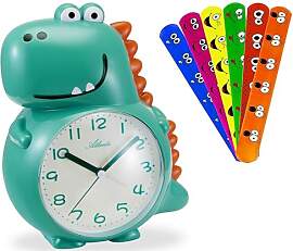Atlanta Kinderwecker Dino mit Schnapparmband -