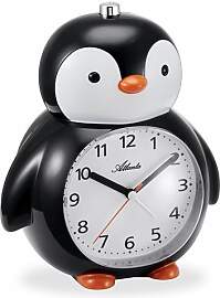 Atlanta Kinderwecker Pinguin mit Melodie Alarm