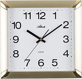Atlanta Moderne Wanduhr ohne Ticken Quarz Analog