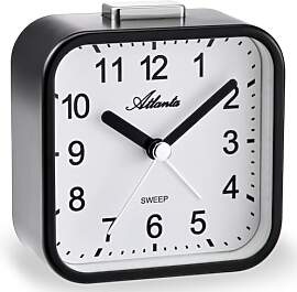Atlanta Wecker ohne Ticken Licht Snooze Crescendo