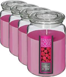 Atmosphera - Duftkerze - Himbeere - 510g - Rosa