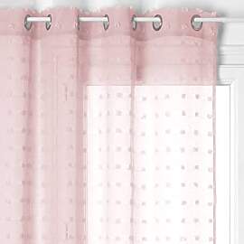 Atmosphera - Gardine Lily - rosa - 140x240 cm -