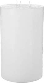 Atmosphera - Kerze rustikal - 3 Dochte - weiß -