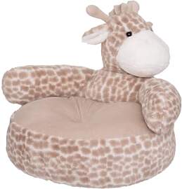 Atmosphera - Kindersessel Giraffe - grau - Grau