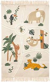 Atmosphera - Kinderteppich Jungle Baumwolle - B