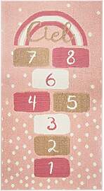 Atmosphera - Kinderteppich Marelle - rosa 80 ×