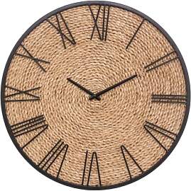 Atmosphera Nico Uhr, Metall und Strohhalm,